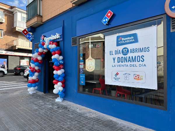 Domino's Pizza abre su primer restaurante en Paracuellos y alcanza los 54 locales en Madrid